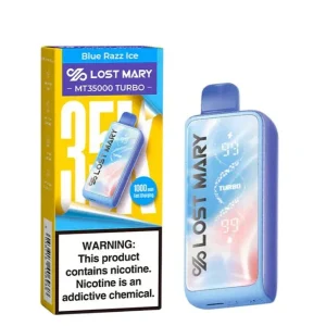 Blue Razz Ice Lost Mary MT35000 Turbo