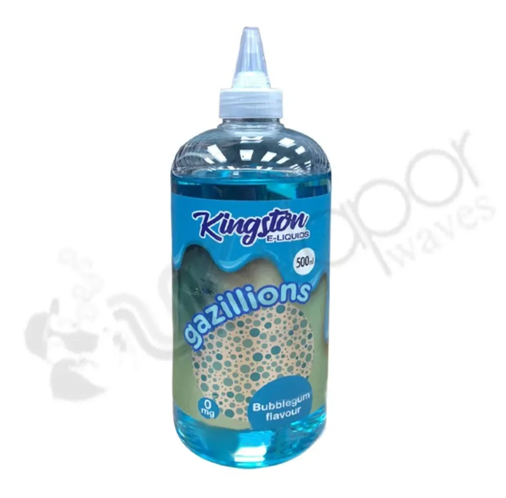 Bubblegum Gazillions 500ml E-Liquid by Kingston