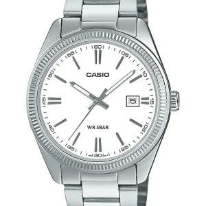 Casio Men's White Wristwatch MTP-1302D-7A1JF - Genuine Collection
