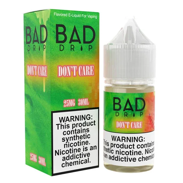 Don't Care - 50mg - Bad Drip SALT - 30mL