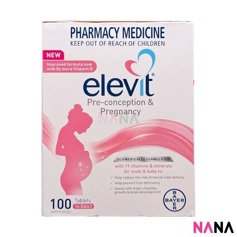 Elevit Pregnancy Multivitamin 100 Tablets