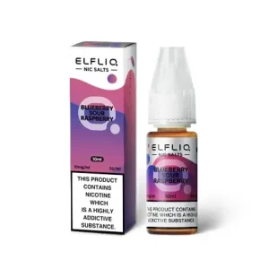 ELFLIQ ELF BAR Blueberry Sour Raspberry 10ml Nic Salts E-liquids -£15.89