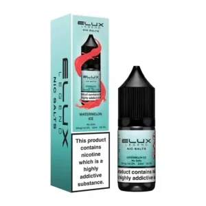 Elux Legend Nic Salt E-Liquid 10mg 20mg Watermelon Ice Pack Of 10x 10ml