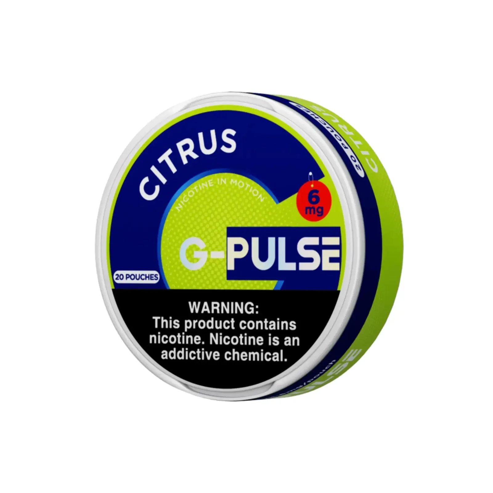 G-Pulse Citrus Nicotine Pouches 6mg 10mg 15mg