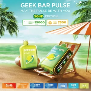 Geek Bar Pulse 15K Sour Edition Disposable Device – 15000 Puffs