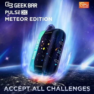 Geek Bar Pulse X 25K Puff “METEOR EDITION” Rechargeable Disposable Device – 25000 Puffs