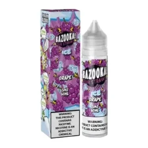 Grape Ice By Bazooka Sour Straws 60ML