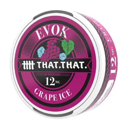 Grape Ice By THATTHAT Evok Nicotine Pouches (20 pouches)