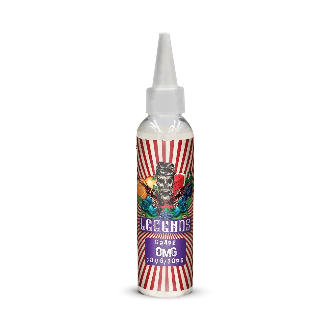 Grape Vape Juice By Legends E-Liquid 0mg 500ml 70/30