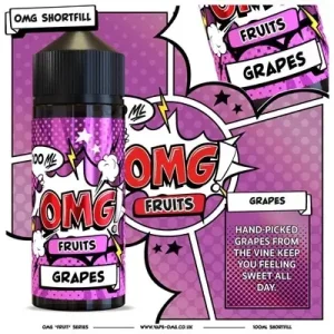GRAPES 100ML E LIQUID OMG FRUITS PGVG 50/50
