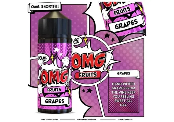 GRAPES 100ML E LIQUID OMG FRUITS PGVG 50/50