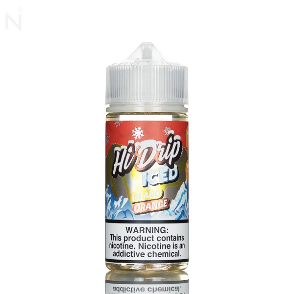 Hi Drip E-liquid Iced – Island Orange – 100ml - Image 2