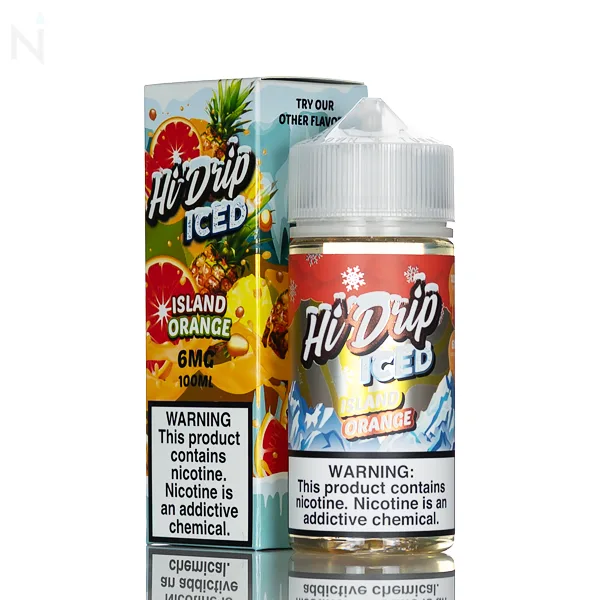 Hi Drip E-liquid Iced – Island Orange – 100ml