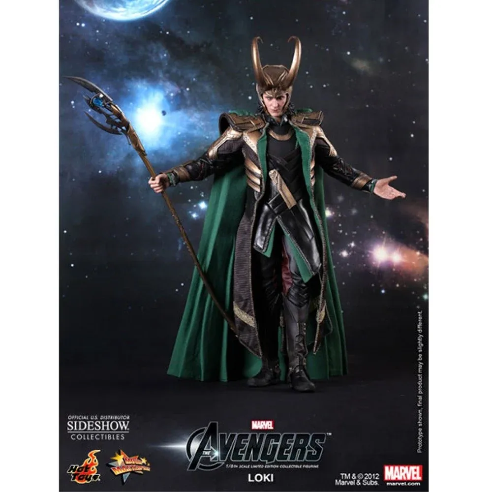 Hot Toys Movie Masterpiece 1/6 Scale Loki Figure The Avengers Collectible
