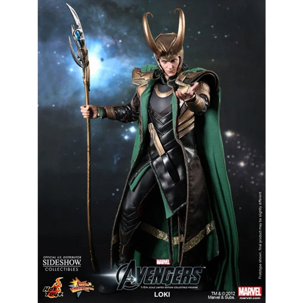 Hot Toys Movie Masterpiece 1/6 Scale Loki Figure The Avengers Collectible - Image 2