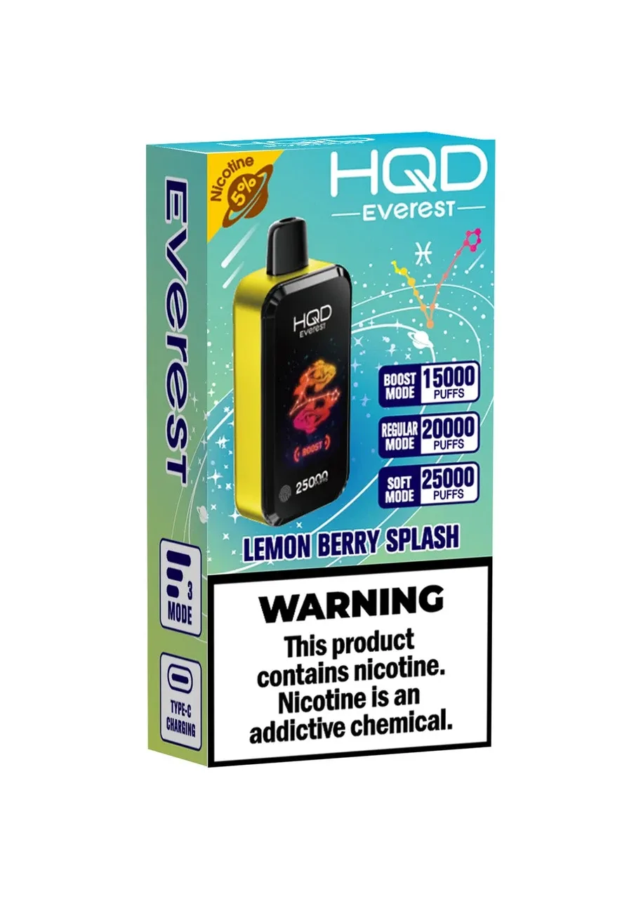 HQD Cuvie Everest 25K: Lemon Berry Splash
