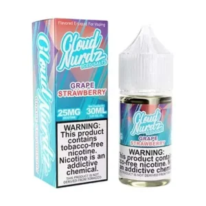 Iced Grape Strawberry Salt by Cloud Nurdz Iced Salt 30ML
