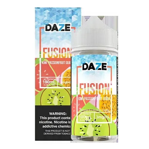ICED Kiwi Passionfruit Guava by 7 Daze Fusion 100ML