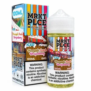 Iced Pineapple Peach Dragonberry - 6mg - MRKT PLCE - 100mL