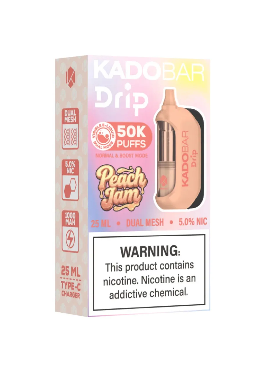Kado Bar Drip 50K: Peach Jam