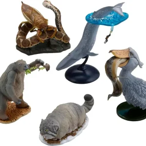 Kaiyodo Kochi Darwin Creatures Miniature Figure Set, 10 Pieces