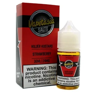 Killer Kustard Strawberry - 24mg - Vapetasia Salt - 30mL
