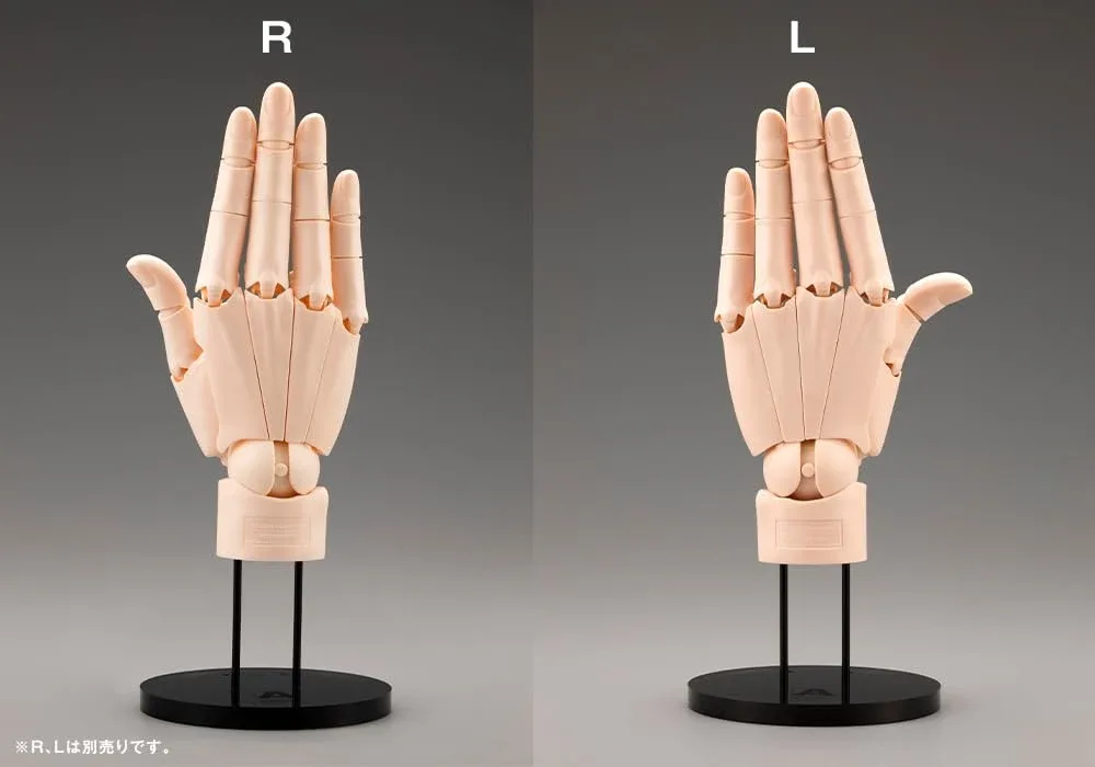 Kotobukiya Artist Support Hand Model 1/1 Life-Size L Pale Orange - Image 2
