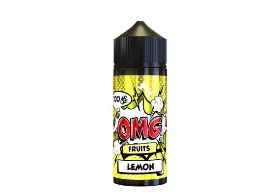 LEMON 100ML E LIQUID OMG FRUITS PGVG 50/50