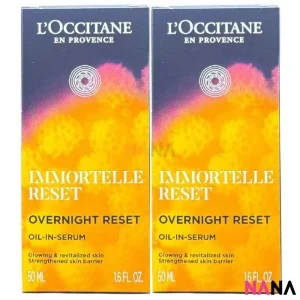 L'Occitane Immortelle Overnight Reset Oil-In-Serum 50ml x2