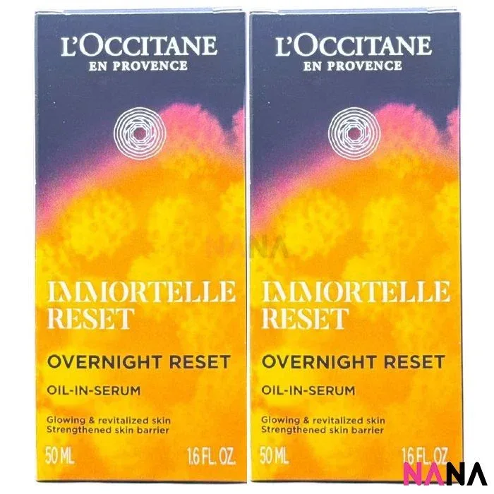L'Occitane Immortelle Overnight Reset Oil-In-Serum 50ml x2