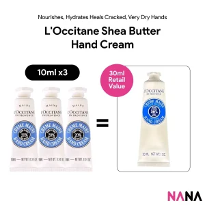 L'Occitane Shea Butter Hand Cream Sample Pack (10ml x 3/6)