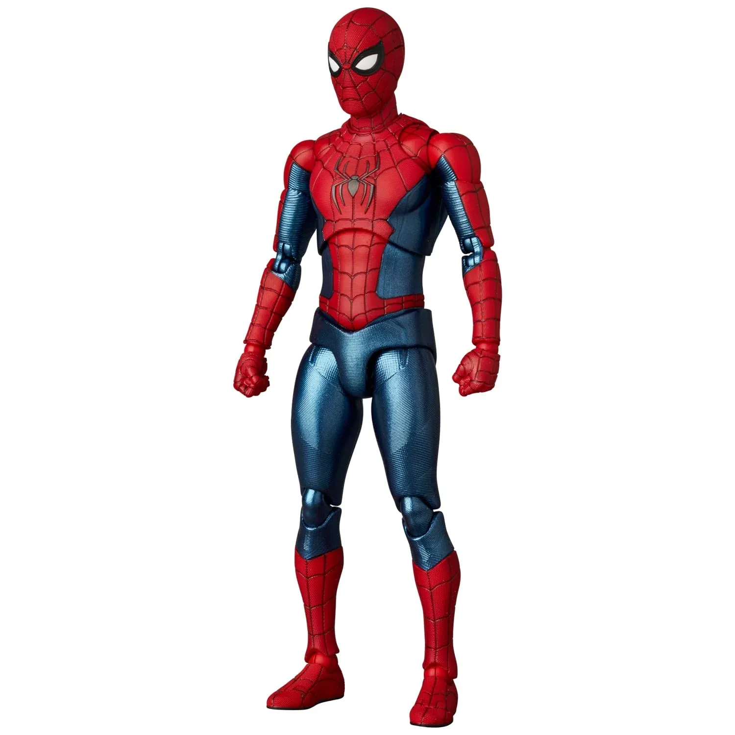 Medicom Toy Mafex Spider-Man No Way Home New Red Blue Suit Action Figure - Image 2