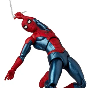 Medicom Toy Mafex Spider-Man No Way Home New Red Blue Suit Action Figure