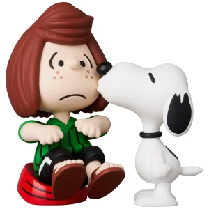 Medicom Toy UDF No.827 Peanuts Series 17 Peppermint Patty & Snoopy Japan Figure