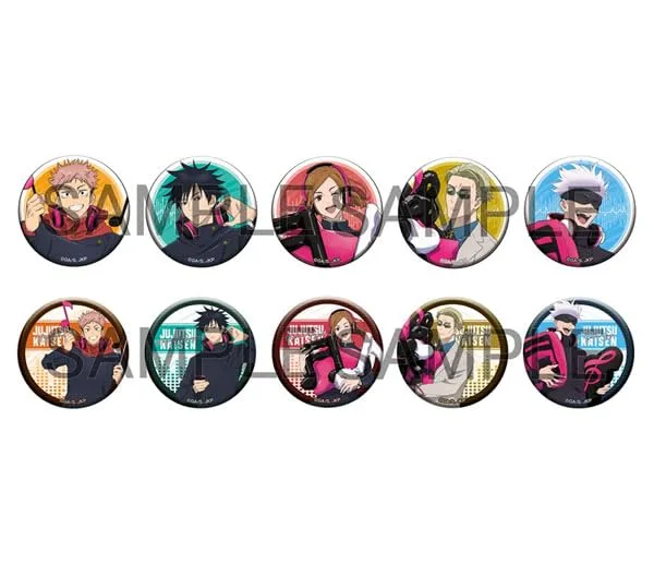 Medicos Entertainment Jujutsu Kaisen Music Ver Tin Badge Complete Set Japan Official