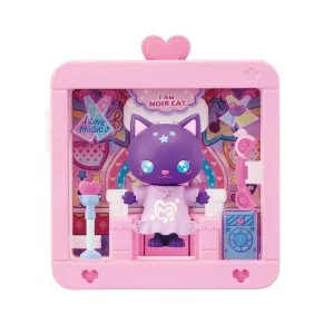 Megahouse Snap Friends Noir Cats Rainbow Stage Toy Set