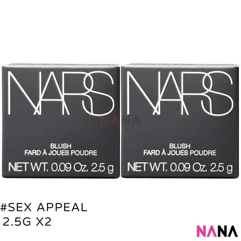 Nars Powder Mini Blush #Sex Appeal - Matte soft peach Sample Pack (2.5g x 2/1) - Image 2