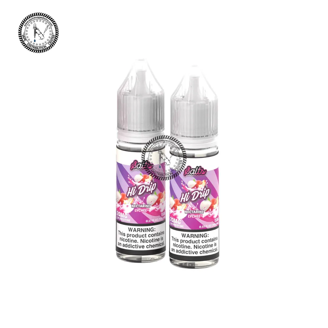 Nectarine Lychee Salt by Hi-Drip Salts 2x15ML 30ML - Image 2
