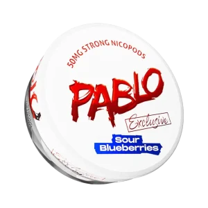 Pablo Exclusive Sour Blueberries 30mg Nicotine Pouches (5 Pack)
