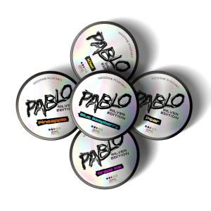 Pablo Silver Edition Nicotine Pouch Bundle 10mg (5 Pack)