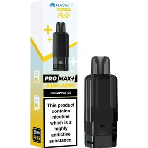 Pineapple ice Hayati Pro Max Plus 6000 pod & refill 12ml