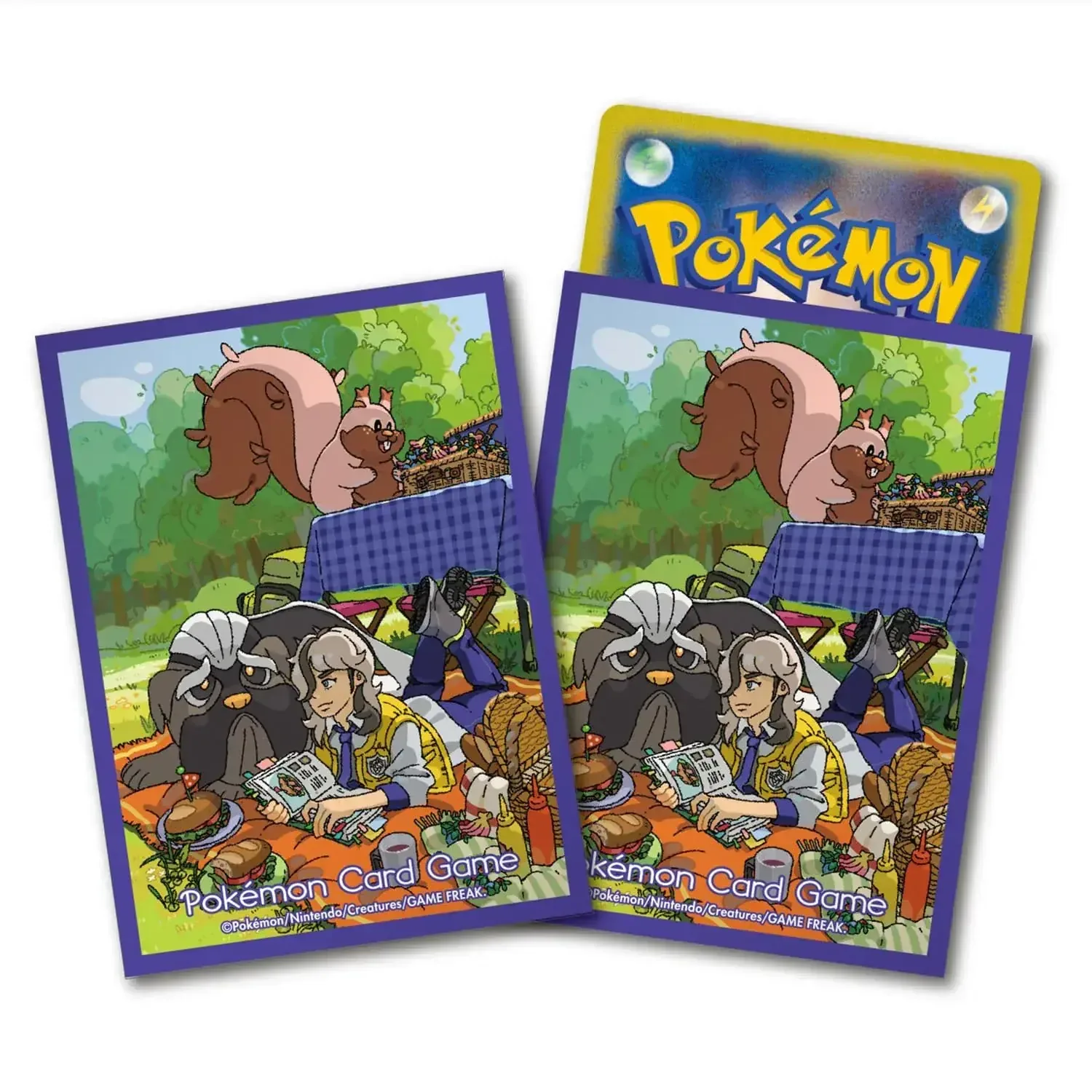 Pokemon Card Game 2025 Deck Sleeves Set Pepper and Mabosstiff