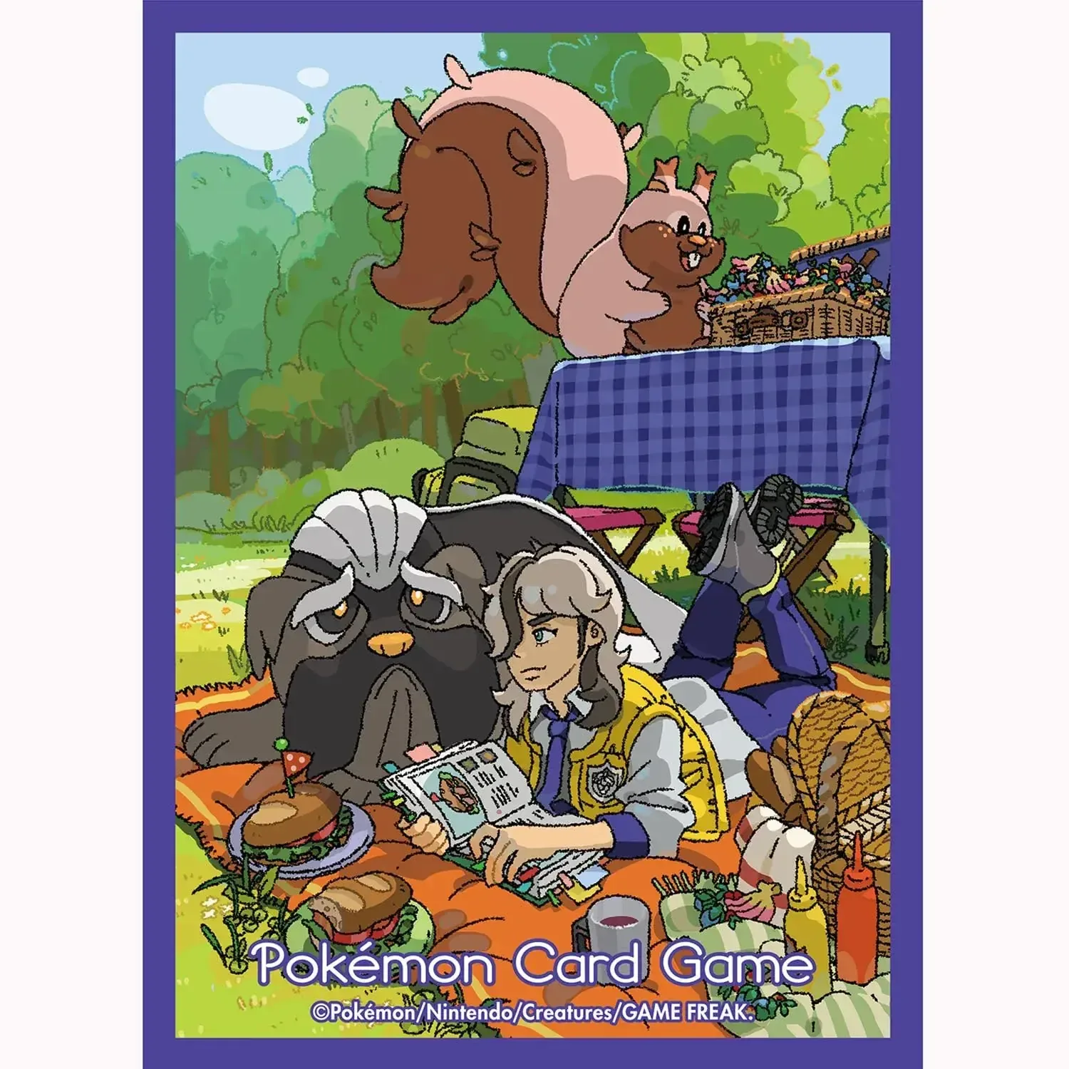 Pokemon Card Game 2025 Deck Sleeves Set Pepper and Mabosstiff - Image 2