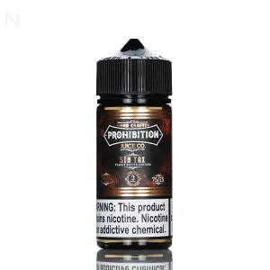 Prohibition E Liquid – Sin Tax – 100mL