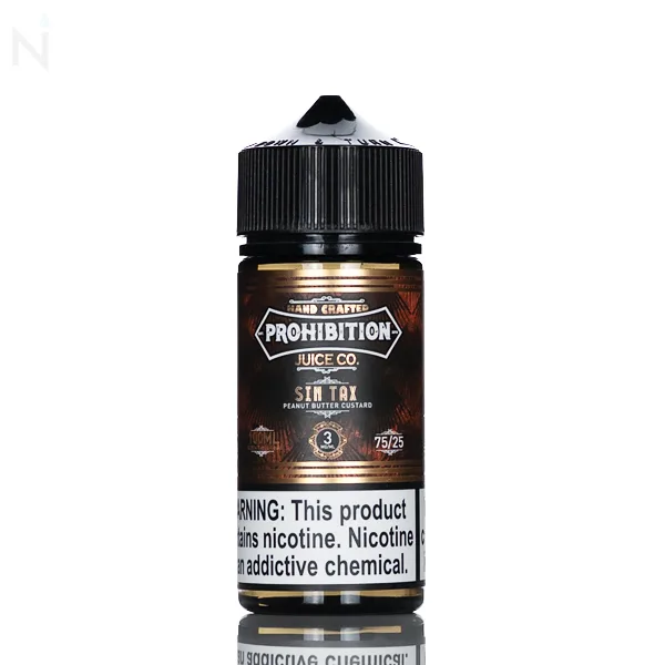 Prohibition E Liquid – Sin Tax – 100mL