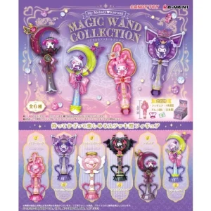Re-Ment My Melody Kuromi Magic Wand Figure Collection 6-Pc Set