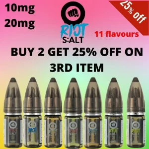 Riot Squad Nic Salt E-Liquid – Premium Riot Salt Vape Juice