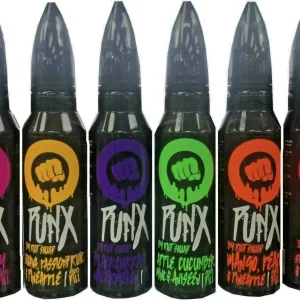 Riot Squad Punx Vape Juice 50ml E Liquid 70vg 30pg 0mg Vape Liquid Premium Range