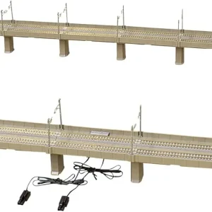 Rokuhan Z Gauge Double Track Elevated Railway Model Set R095