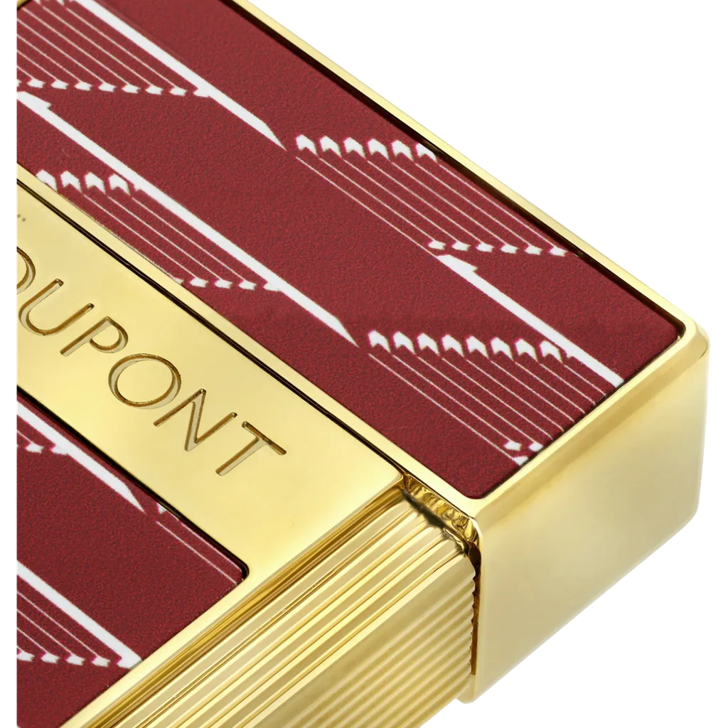 S.T. Dupont Biggy Lighter – Monogram 1872 Burgundy - Image 2